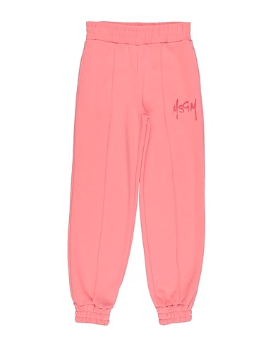 MSGM Casual trouser KIDS Salmon pink 100% Cotton