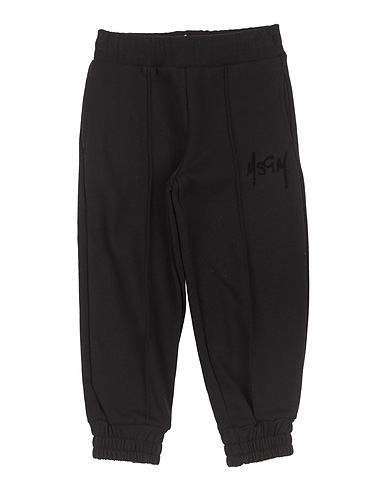 MSGM Casual trouser KIDS Black 100% Cotton