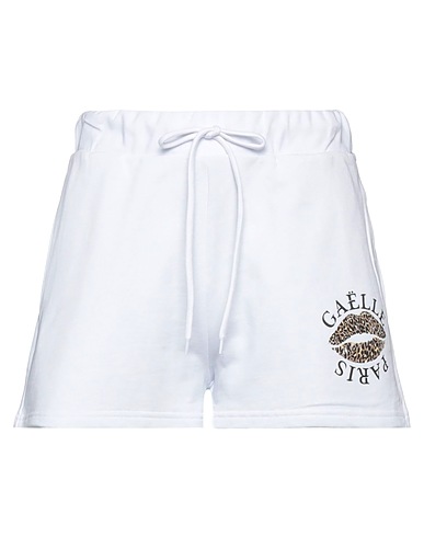 GAëLLE Paris Pantalone felpa Bianco 100% Cotone