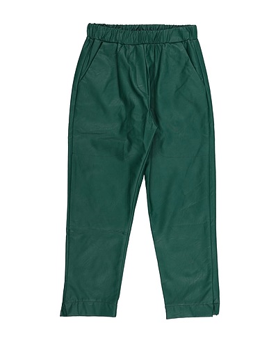 VICOLO Casual pants Dark green 50% Polyurethane, 50% Viscose