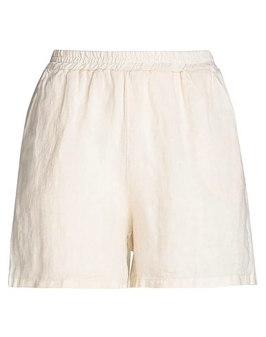 8 by YOOX Shorts & Bermuda LINEN PULL-ON SHORTS
 Avorio 100% Lino