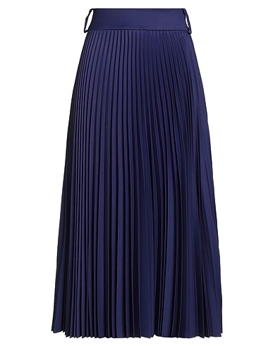 JIJIL Midi skirt Purple 66% Polyester, 33% Viscose, 1% Elastane