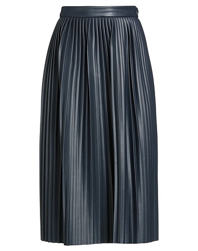 JIJIL Midi skirt Midnight blue 100% Polyester, Polyurethane