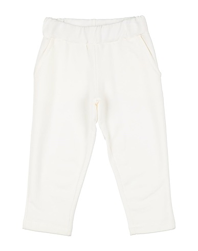 VICOLO Casual trouser GIRL White 95% Cotton, 5% Lycra®