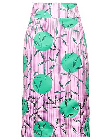 LED LAB Midi skirt Mauve 100% Polyester, Acetate, Viscose