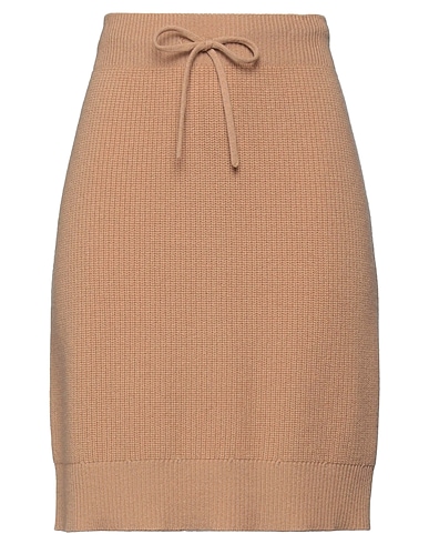 BALLANTYNE Mini skirt Camel 100% Cashmere