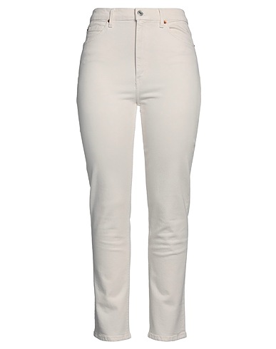 RE/DONE Pantaloni jeans Avorio 98% Cotone, 2% Elastan