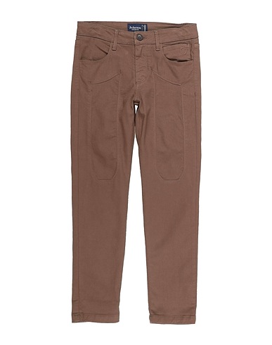 JECKERSON Casual trouser Khaki 97% Cotton, 3% Elastane