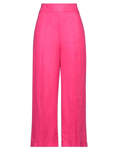 CLIPS Casual trouser Fuchsia 100% Linen
