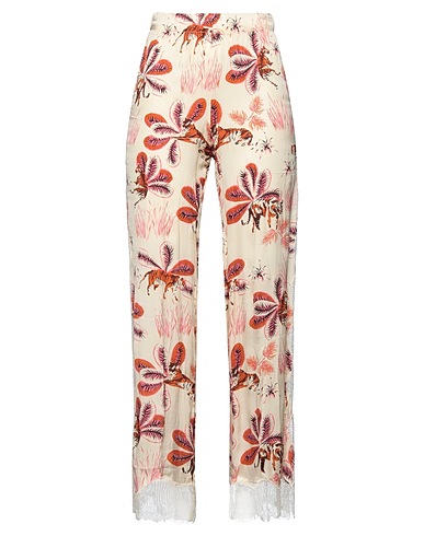 POUPETTE ST BARTH Casual pants Ivory 100% Viscose