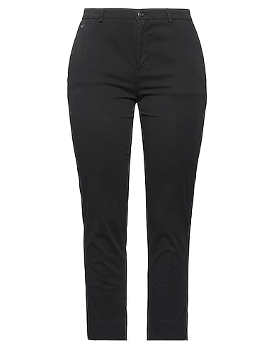 TRAMAROSSA Casual pants Black 98% Cotton, 2% Elastane