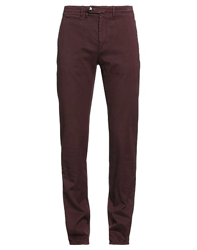 TRAMAROSSA Casual trouser Burgundy 97% Cotton, 3% Elastane