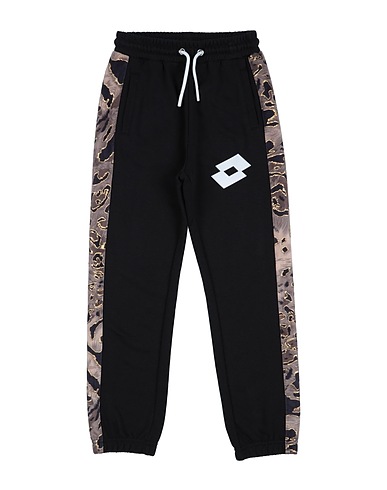 LOTTO Pantalone Nero 85% Cotone, 15% Poliestere