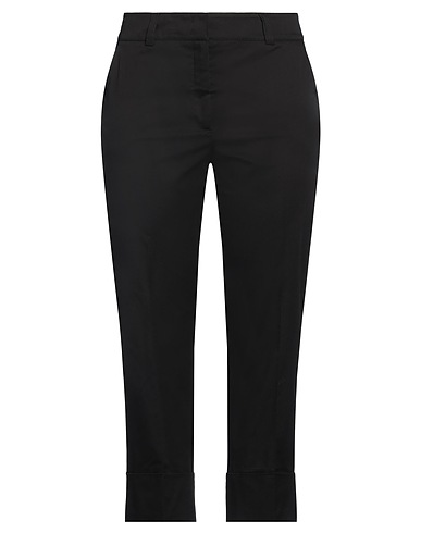 PESERICO Pantalone Nero 97% Cotone, 3% Elastan