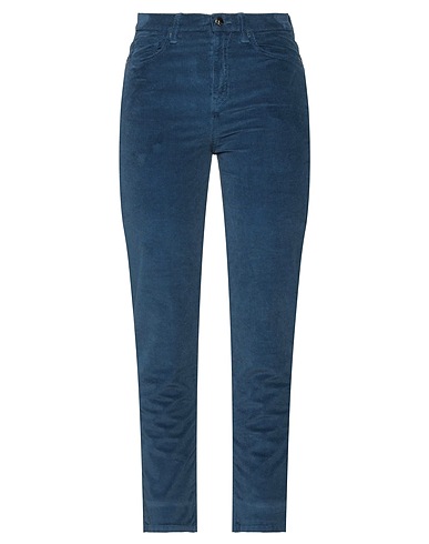 KAOS JEANS Casual trouser Slate blue 78% Modal, 20% Cotton, 2% Elastane