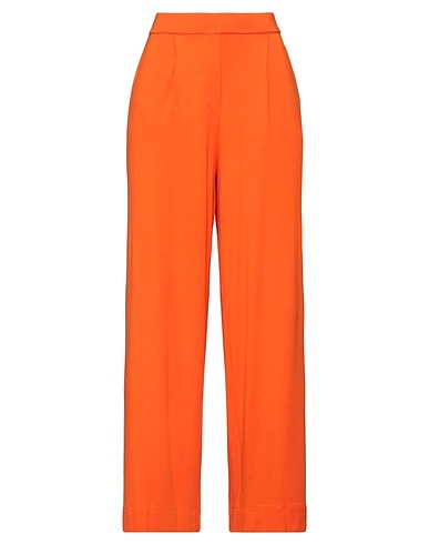 CLIPS Casual trouser Orange 95% Viscose, 5% Elastane