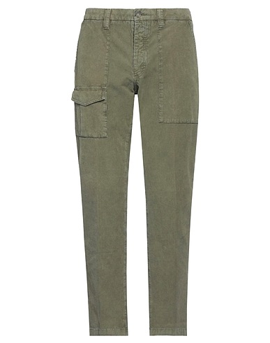 SIVIGLIA WHITE Casual pants Military green 98% Cotton, 2% Elastane
