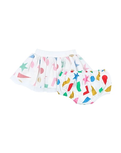 STELLA McCARTNEY KIDS Skirt White 100% Recycled polyester, Cotton