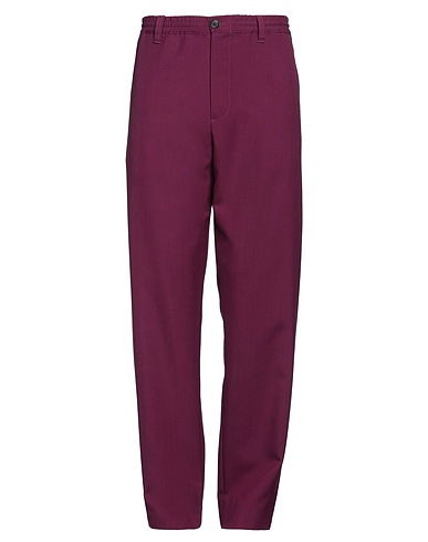 MARNI Casual trouser Purple 100% Virgin Wool