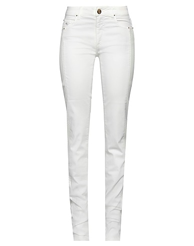 MARANI JEANS Casual pants White 74% Cotton, 23% Polyamide, 3% Elastane, Polyester, Polyurethane