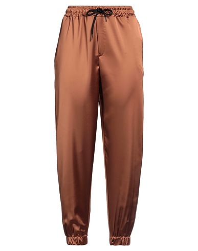 GAVROCHE Paris Casual trouser Brown 97% Polyester, 3% Elastane
