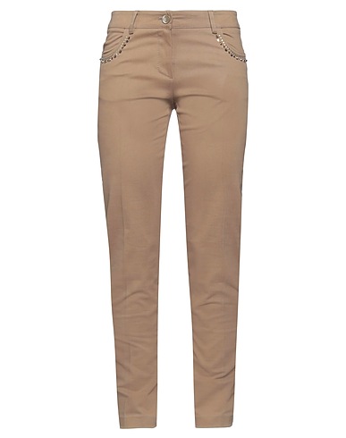 CRISTINAEFFE Casual trouser Sand 97% Cotton, 3% Lycra®