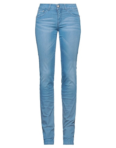 MARANI JEANS Denim trousers Blue 74% Cotton, 23% Polyamide, 3% Elastane