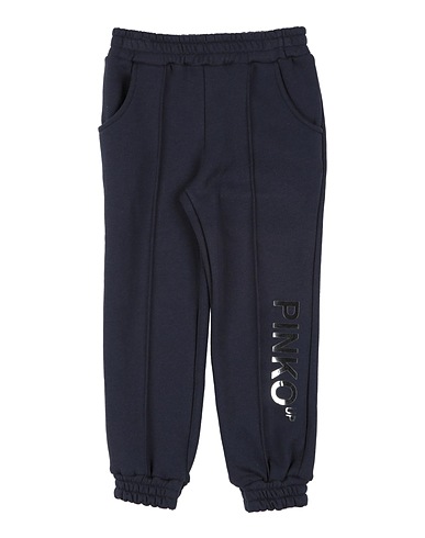 PINKO UP Casual trouser Navy blue 100% Cotton