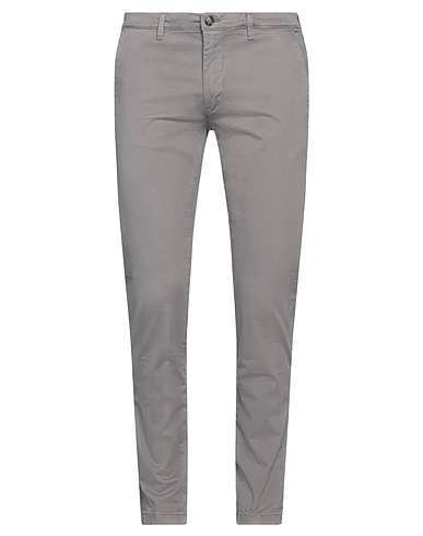 LIU •JO MAN Casual trouser Grey 98% Cotton, 2% Elastane