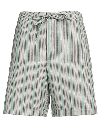 JIL SANDER+ Shorts & Bermuda Khaki 68% Virgin Wool, 15% Cotton, 15% Viscose, 2% Polyamide