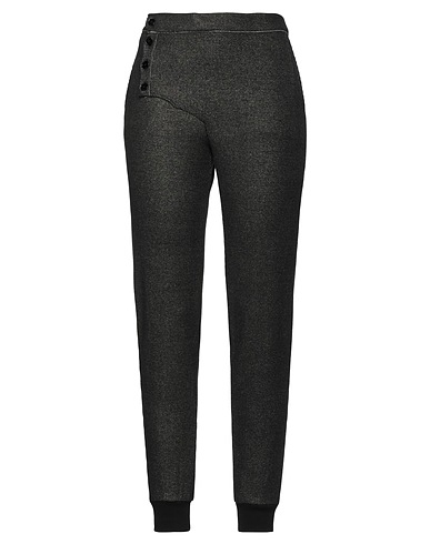 P_JEAN Casual pants Black 100% Cotton