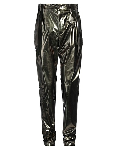 DOLCE&GABBANA Casual trouser Military green 86% Polyamide, 14% Elastane