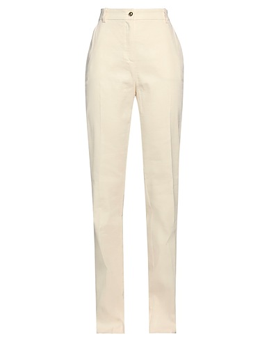 PINKO Casual trouser Cream 59% Linen, 38% Viscose, 3% Elastane
