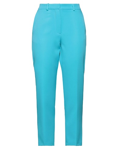 VICOLO Casual trouser Sky blue 62% Acetate, 38% Viscose