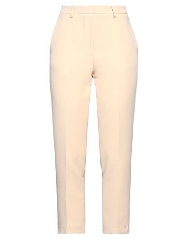 VICOLO Casual trouser Beige 62% Acetate, 38% Viscose