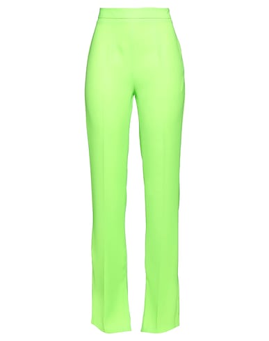 VICOLO Casual trouser Lime green 100% Polyester