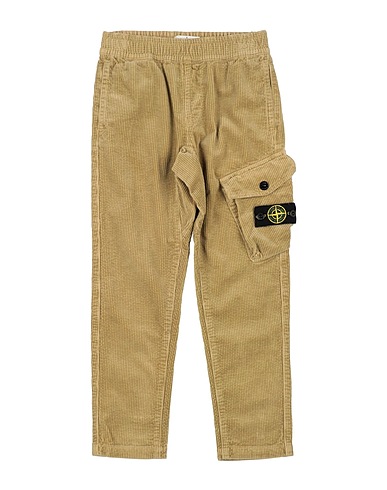 STONE ISLAND JUNIOR Pantalone Verde salvia 75% Cotone, 24% Lyocell, 1% Elastan