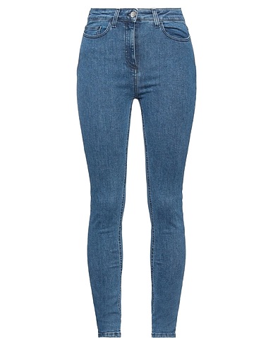 PINKO Denim trousers Blue 65% Polyester, 35% Cotton