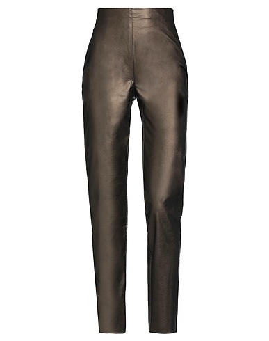 PIERANTONIO GASPARI Casual pants Bronze 100% Polyurethane