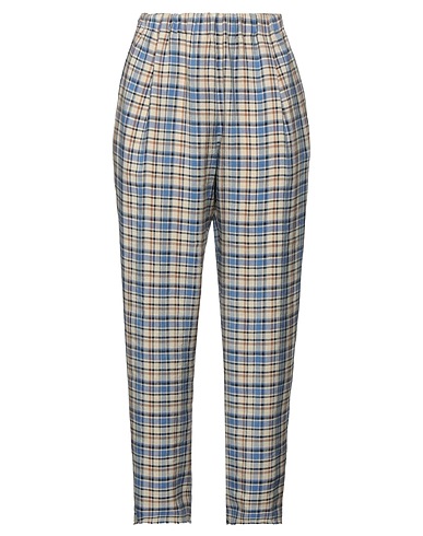 DANIELAPI Pantalone Beige 51% Lino, 49% Viscosa