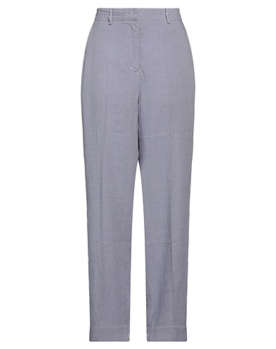 MES DEMOISELLES Casual pants Slate blue 100% Linen