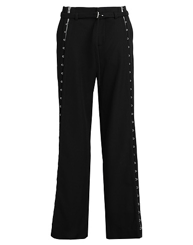 DION LEE Casual pants Black 55% Polyester, 45% Wool
