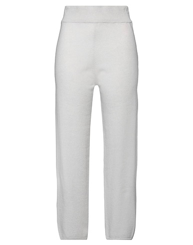 ALPHA STUDIO Casual trouser Light grey 70% Wool, 30% Cashmere