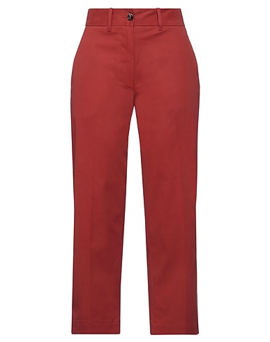 NINE IN THE MORNING Casual trouser Rust 96% Cotton, 4% Elastane