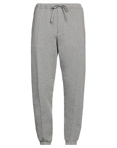 DIOR Casual trouser Grey 85% Cotton, 15% Camel wool