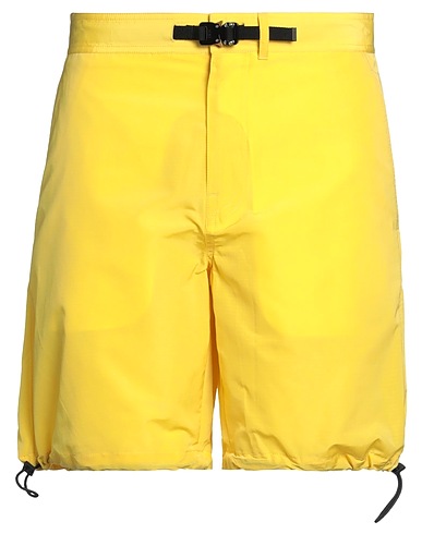 DIOR HOMME Shorts & Bermuda Giallo 59% Poliammide, 41% Cotone, PVC - Polivinilcloruro