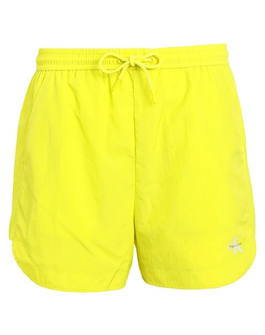 CALVIN KLEIN JEANS Shorts & Bermuda Verde lime 100% Poliammide
