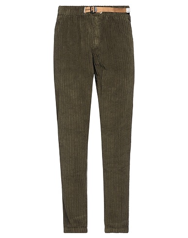 WHITE SAND Casual pants Military green 100% Cotton