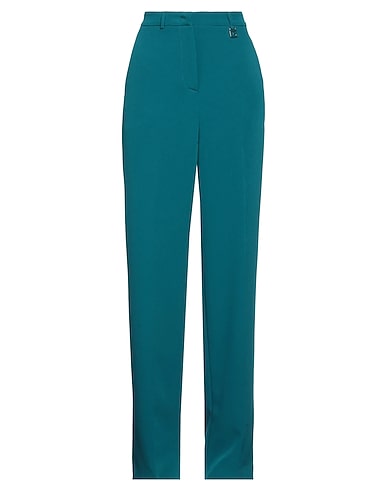 GAëLLE Paris Casual pants Deep teal 88% Polyester, 12% Elastane