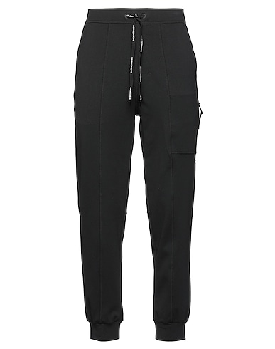 CALVIN KLEIN JEANS Casual trouser Black 77% Polyester, 19% Viscose, 4% Elastane